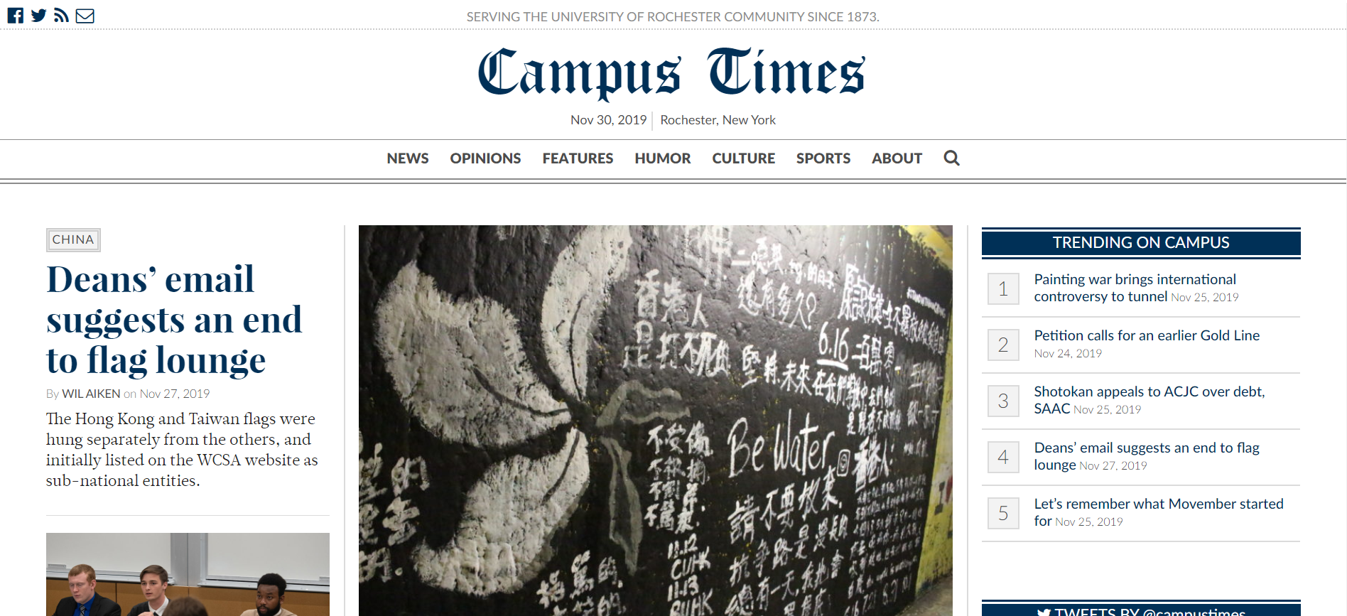 Campus Times' Website